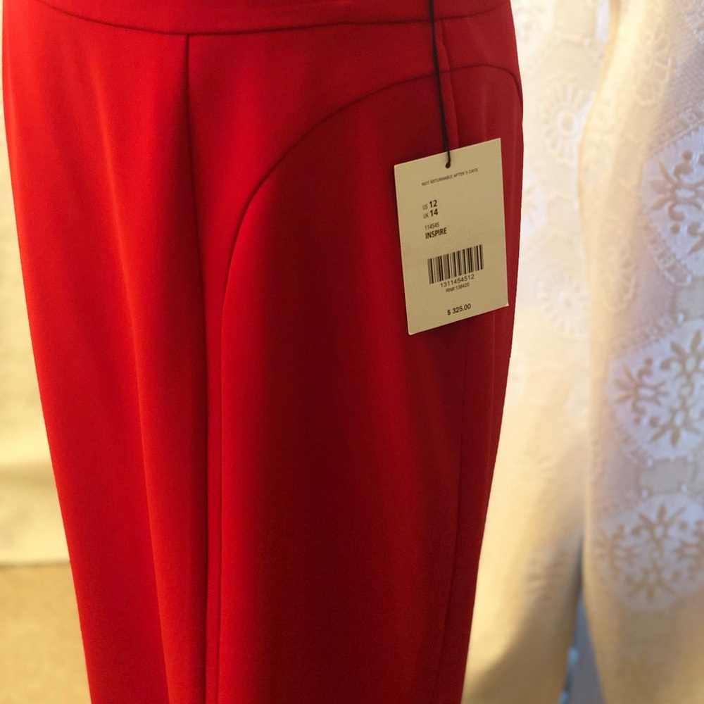 NEW w/tags Carlisle women’s red midi skirt